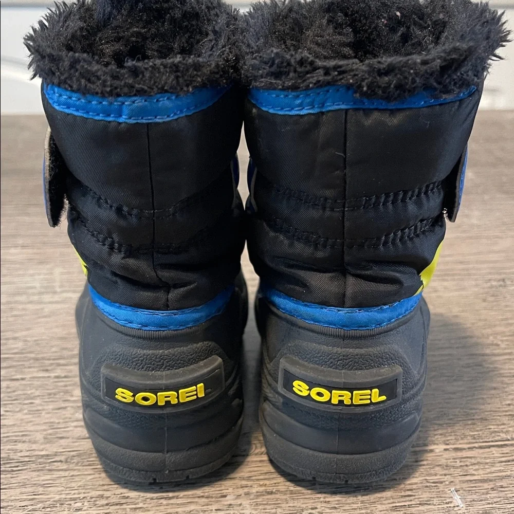 Sorel Winter Toddler -Baby - Size 6 - Snow Boots- Insulated -Commander - Black‎